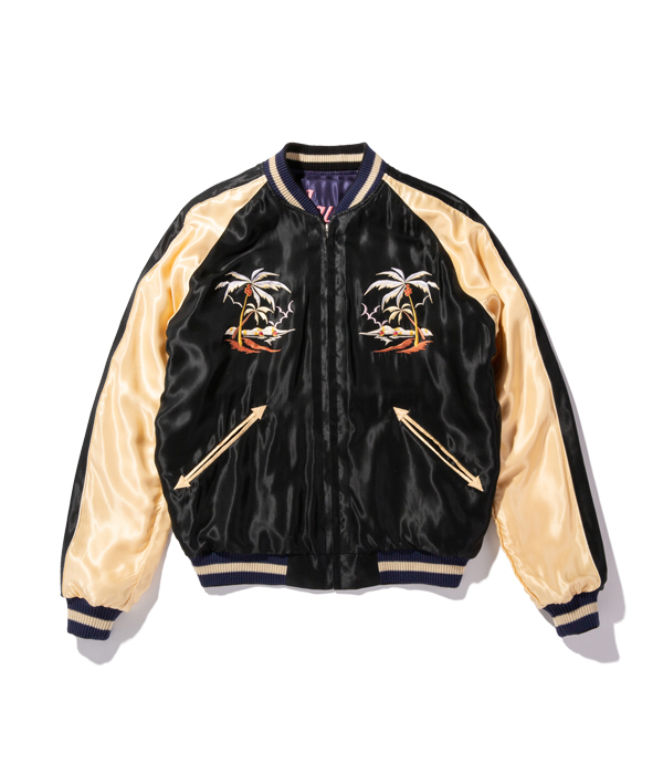 Lot No. TT14813-128 / Mid 1950s Style Acetate Souvenir Jacket 