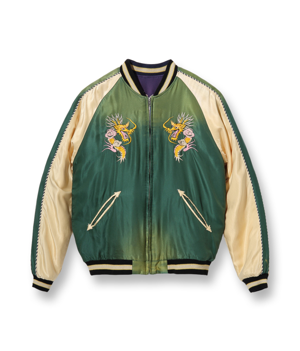 Lot No. TT14896-145 / Mid 1950s Style Acetate Souvenir Jacket